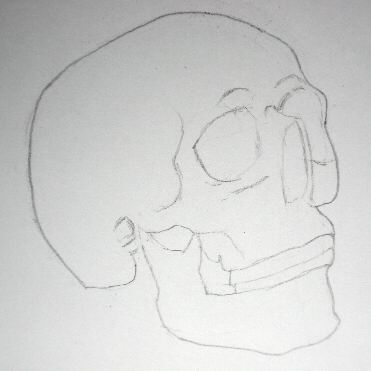 Featured image of post Easy Skull Drawings In Pencil