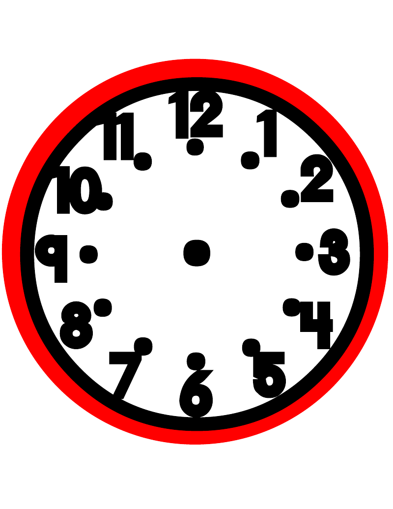 clipart clock face free download - photo #41