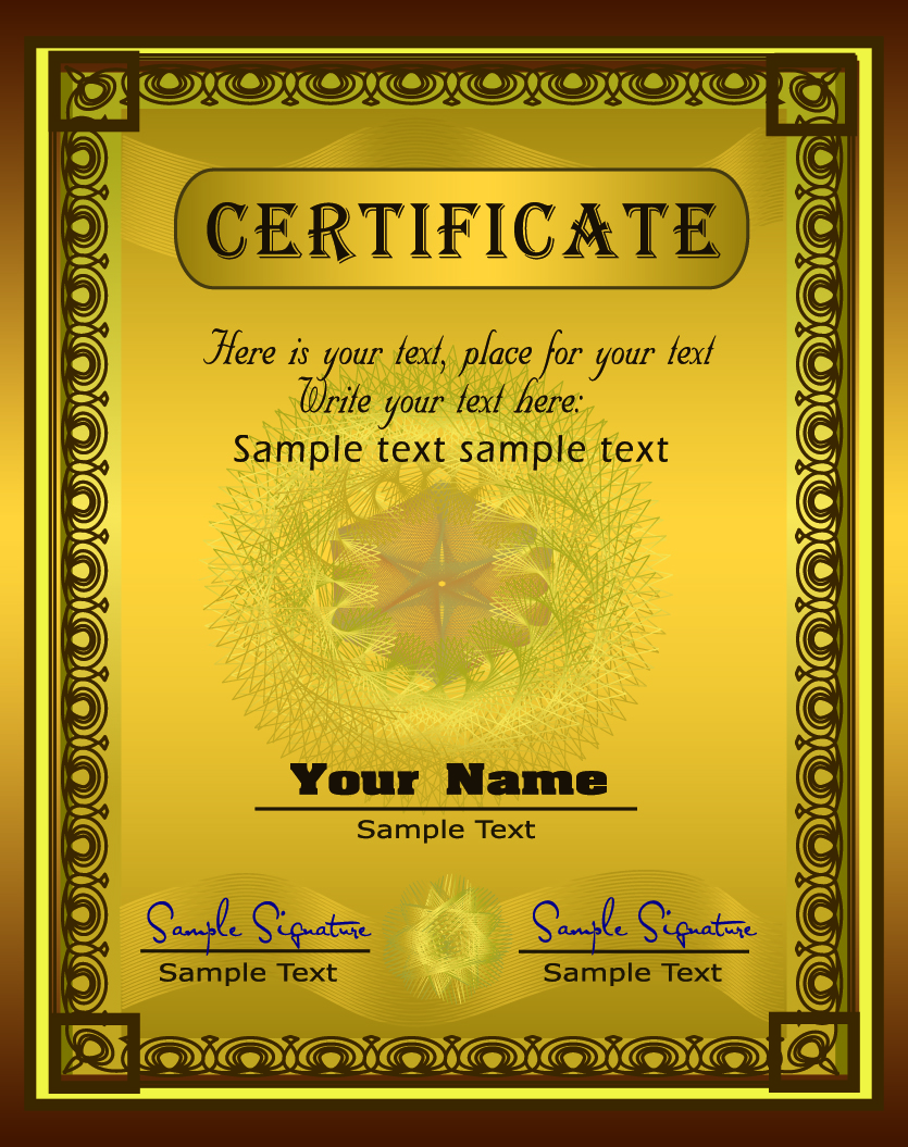 Free BEST Reiki Certificate Templates For Word