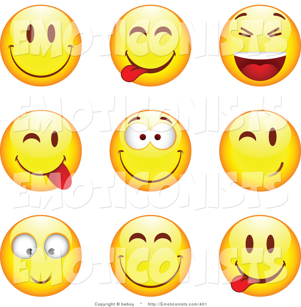 Royalty Free Yellow Smiley Face Stock Emoticon Designs