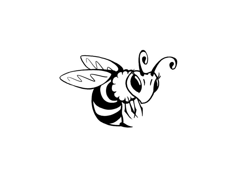Honey Bee Clip Art Vector Online Royalty Free