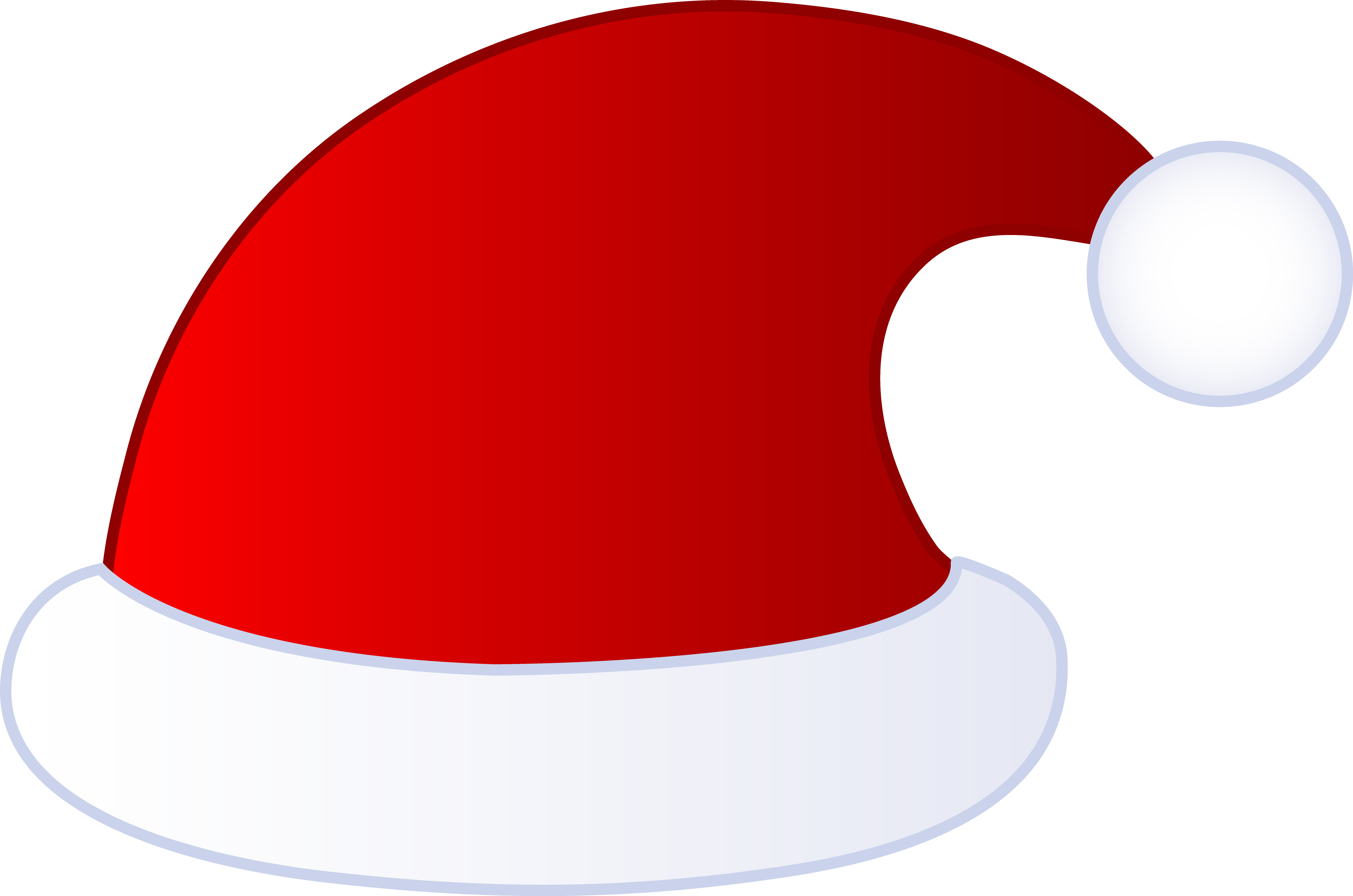 Red Santa Claus Hat - Free Clip Art