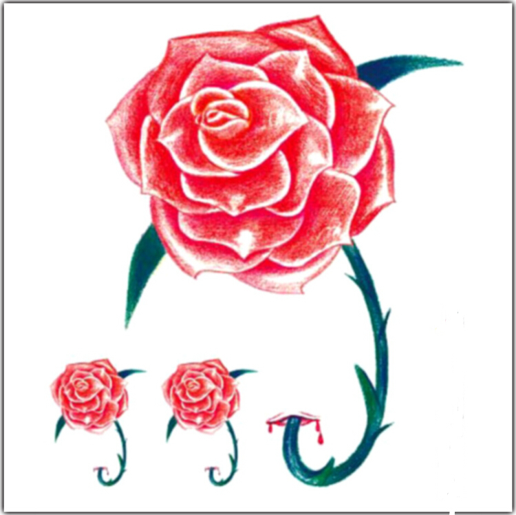 A Designs Flower Tattoos Promotion-Online Shopping for Promotional 