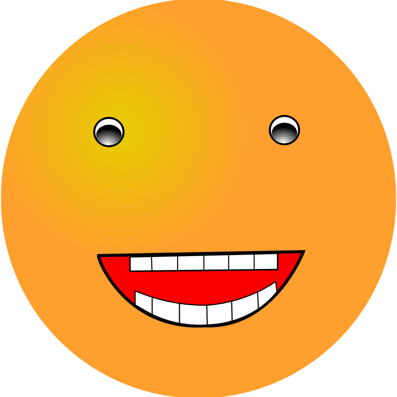 Clipart - Smiley: Laugh