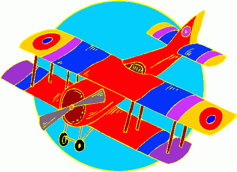 Airplane Clip Art Kids