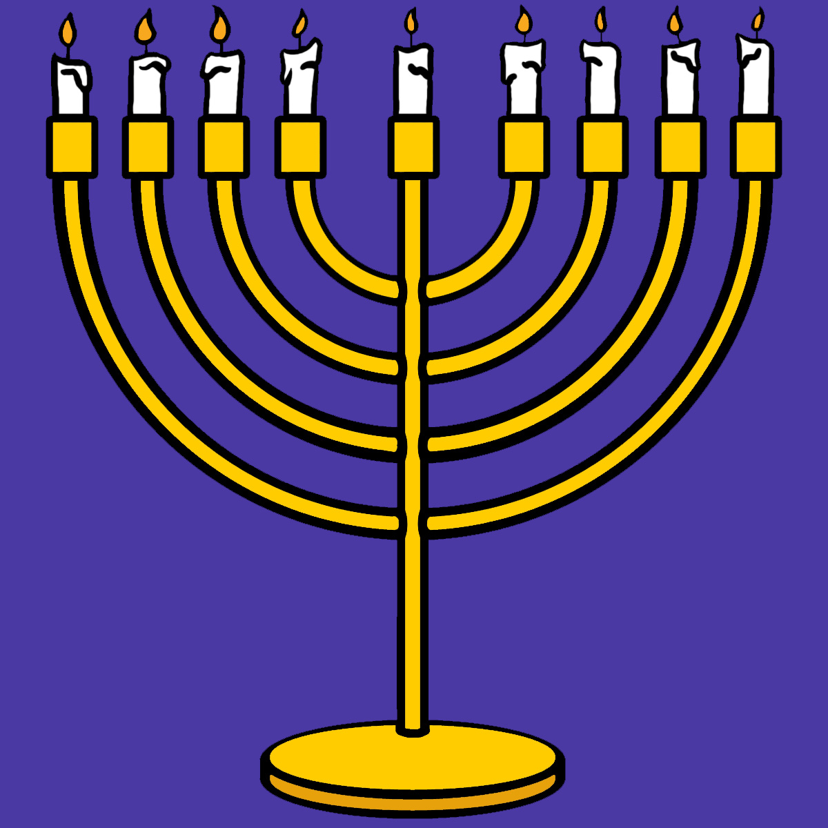 Menorah Clipart | Clipart library - Free Clipart Images