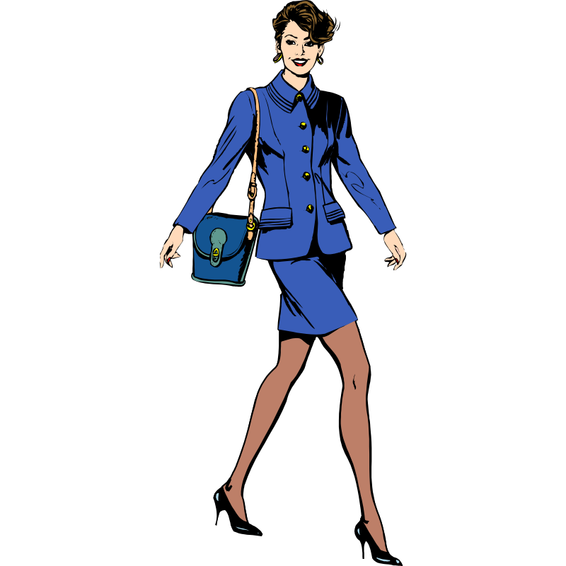 Clipart - Architetto -- Business woman