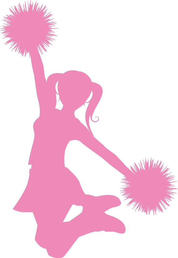 Cheerleader Silhouette - Clipart library