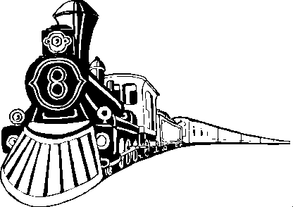 Train Track Clip Art Black And White Images  Pictures - Becuo