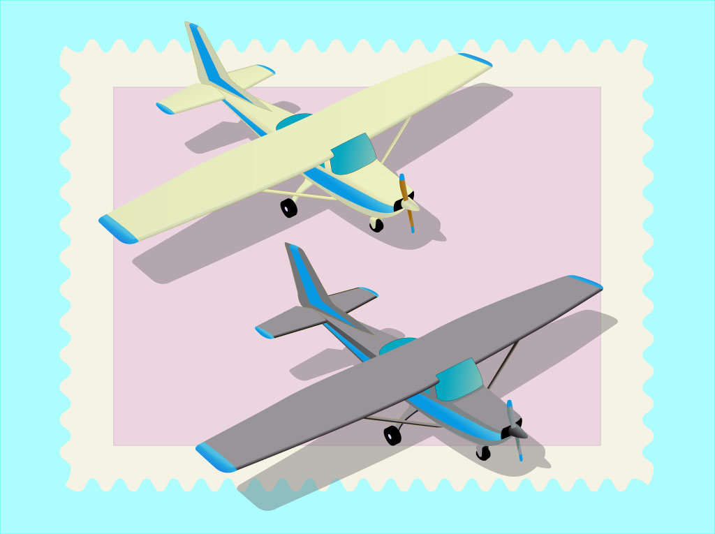 Free Airplane vector Vectors