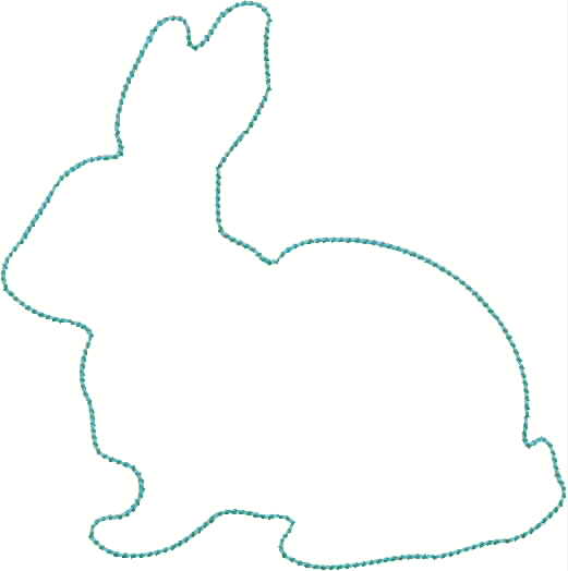 Easter Bunny Outline | quotes.