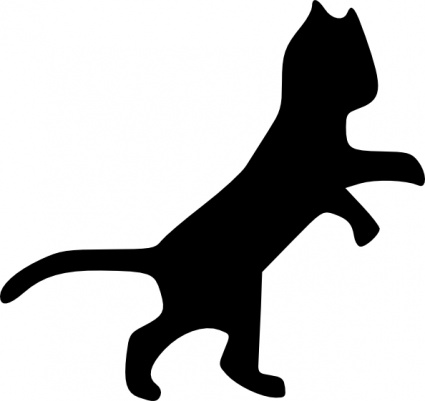Dog And Cat Silhouette Clip Art Free | Clipart library - Free 