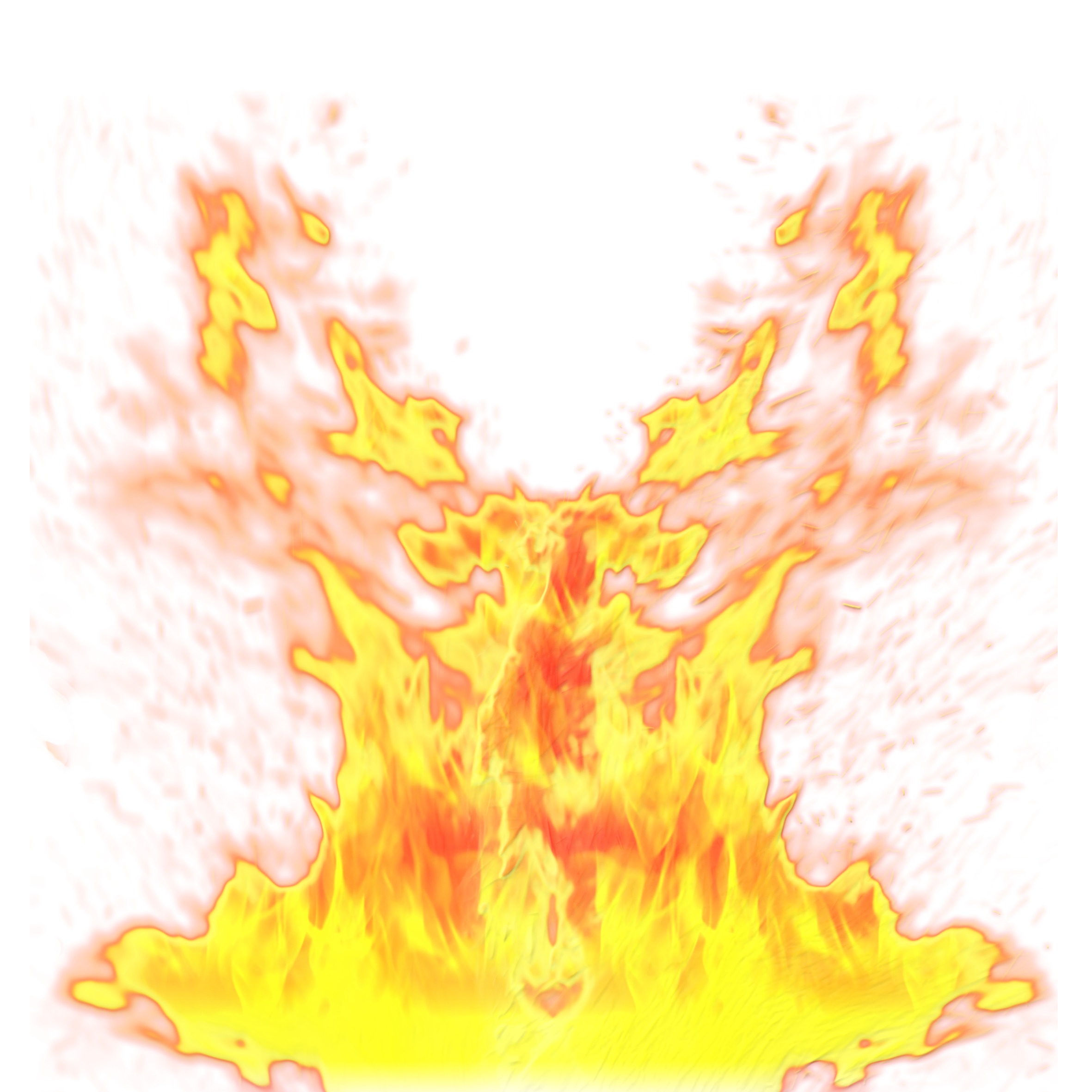 Large Fire PNG Clipart