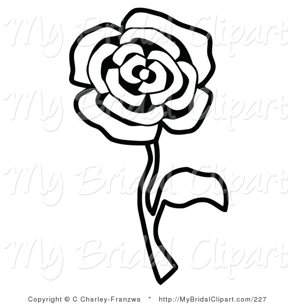 Rose Clip Art Black And White | Clipart library - Free Clipart Images
