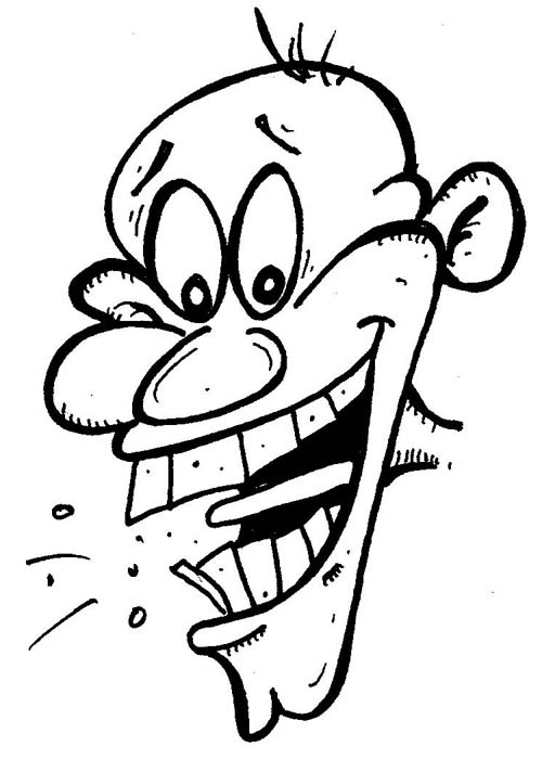 cool cartoon face drawing - Clip Art Library