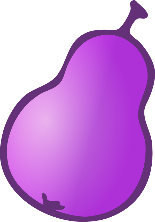 pear clip art - vector Clip Art