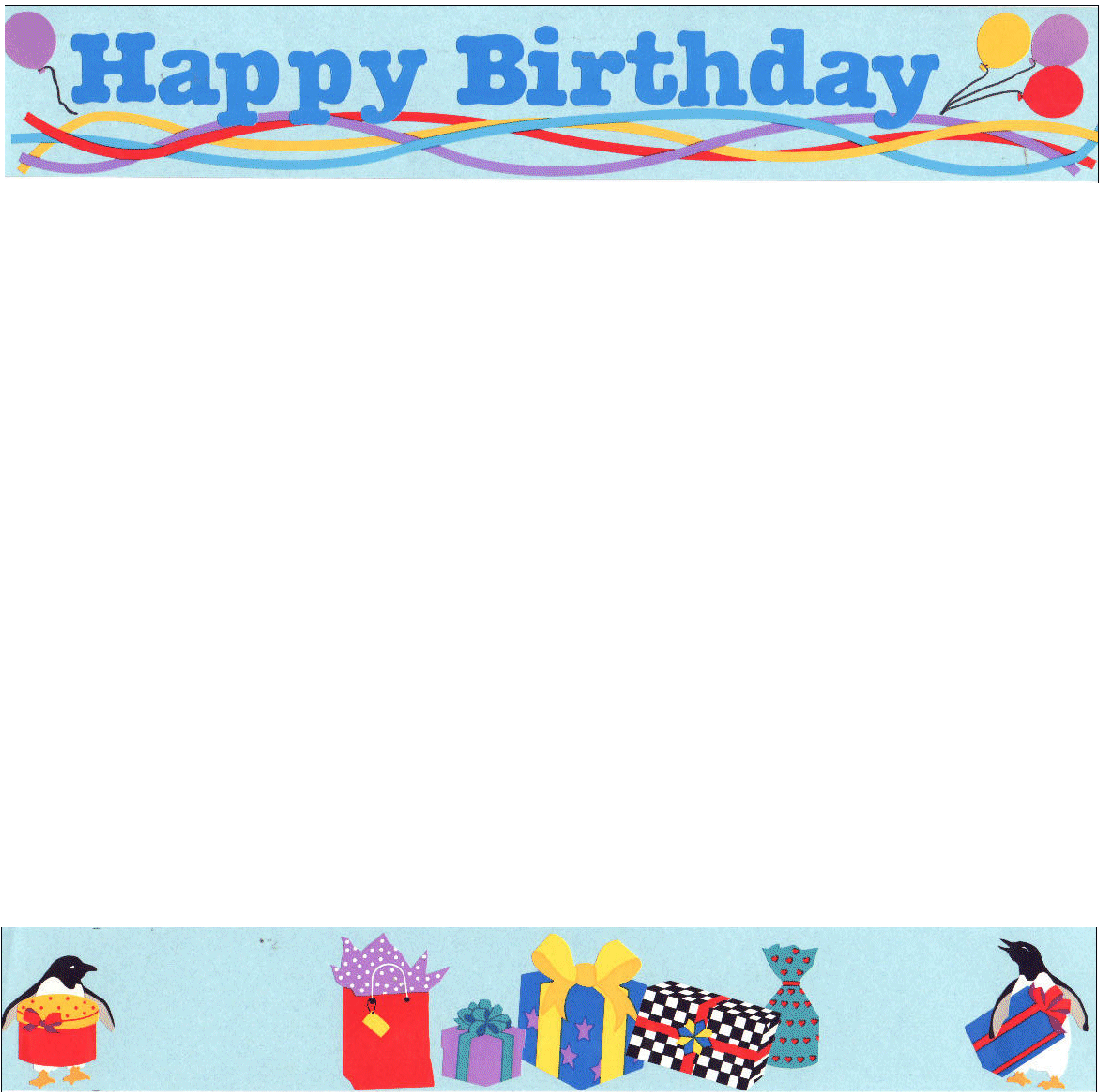 birthday borders clip art - Clip Art Library
