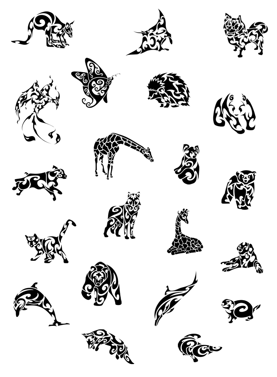 Free Tribal Animal Designs, Download Free Tribal Animal Designs png images,  Free ClipArts on Clipart Library