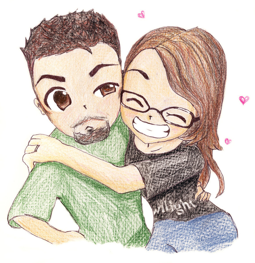 cute couple cartoons to draw