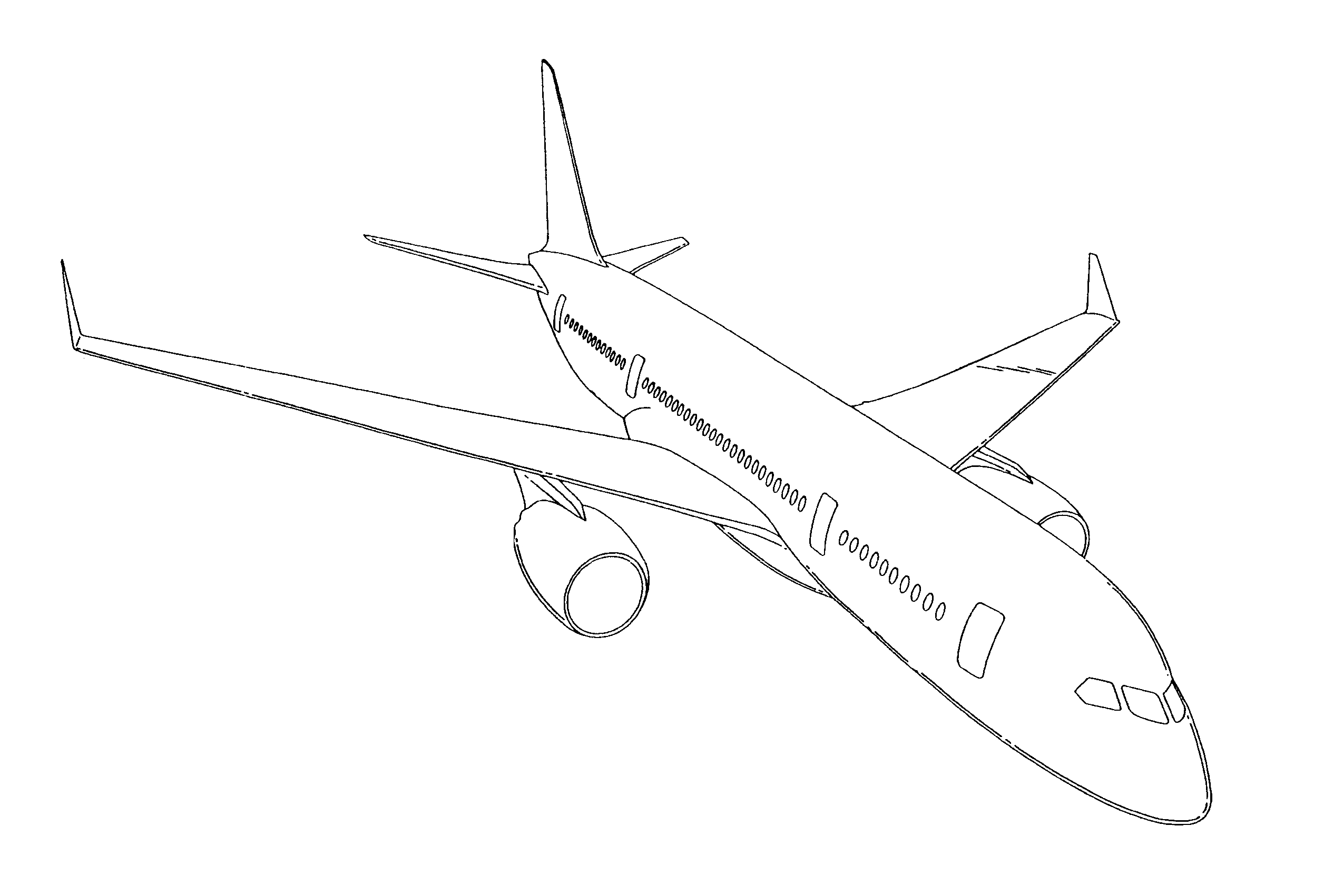 Free Airplane Drawing, Download Free Airplane Drawing png images, Free ...