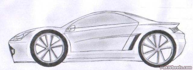 Sport Car Drawing | Viralnova