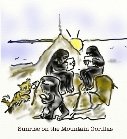 mountain gorillas By Toonopia | Media  Culture Cartoon | TOONPOOL