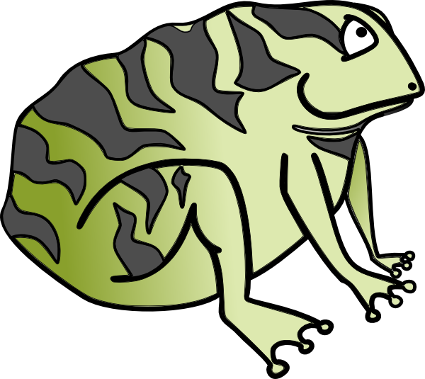 Toad 3 clip art - vector clip art online, royalty free  public domain
