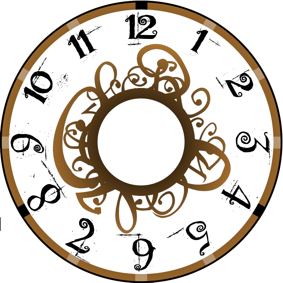 clock design without hands - Clip Art Library