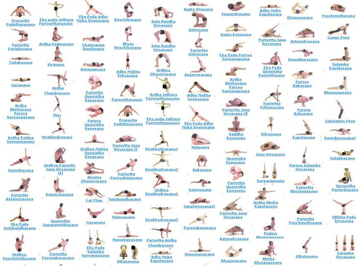 Basic Yoga Poses Chart