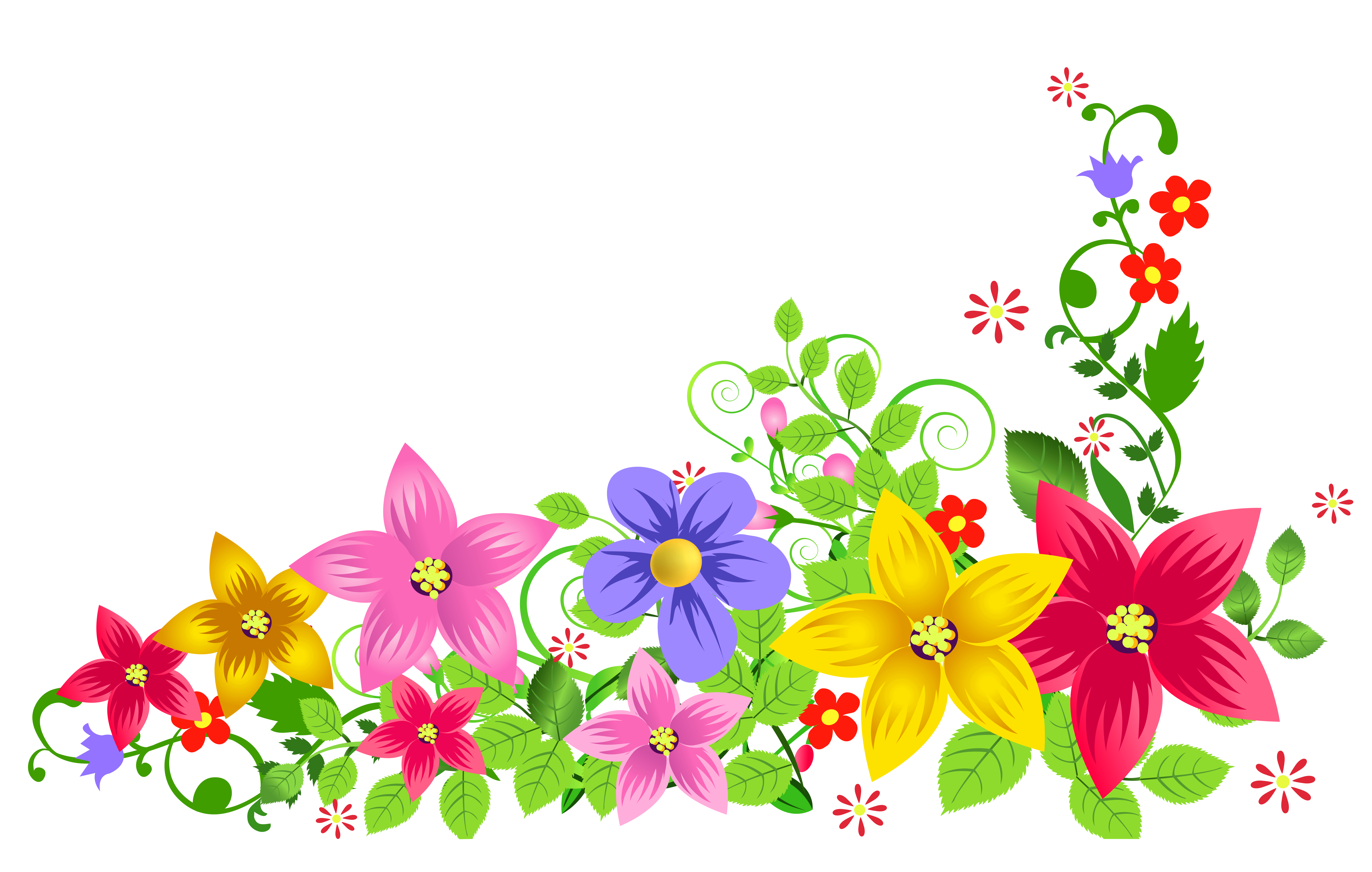 free flower clipart with transparent background - photo #33