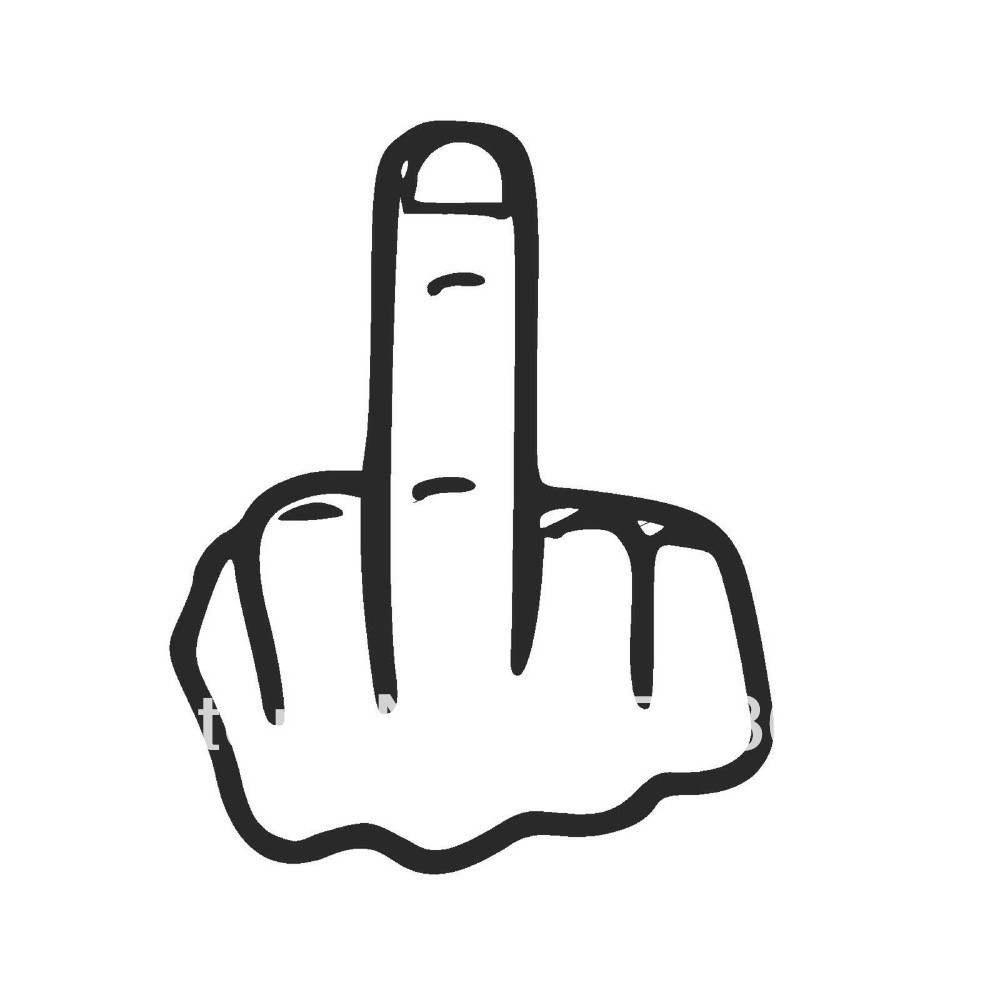 Middle Finger Sticker Reviews - Online Shopping Middle Finger 