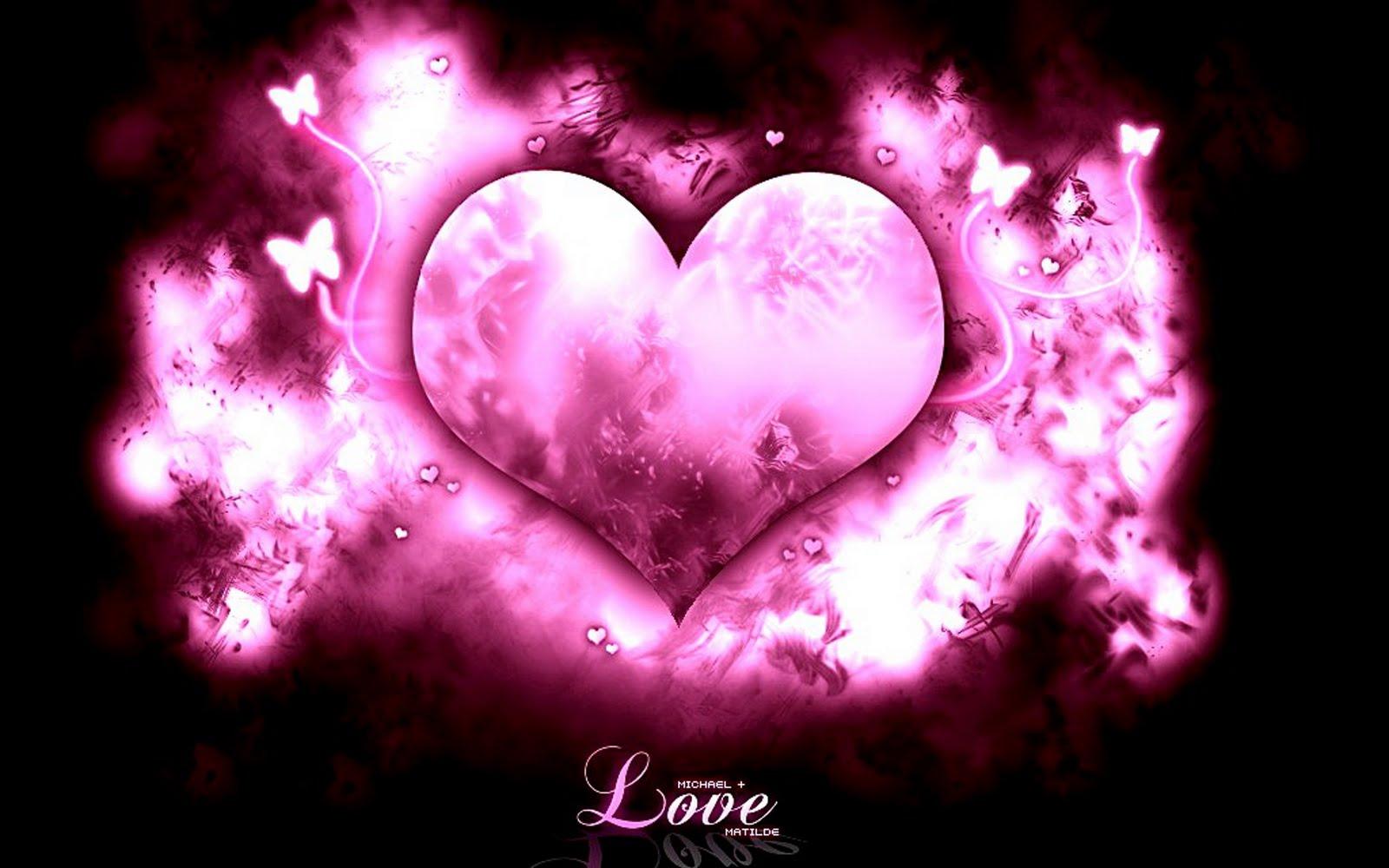 Pink Love Heart - Love Photo (36724530) - Fanpop