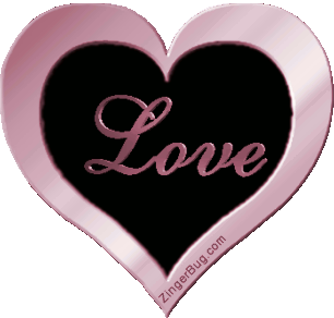 3d Pink Love In A Heart Glitter Graphic | SHADES OF PINK 2 | Clipart library