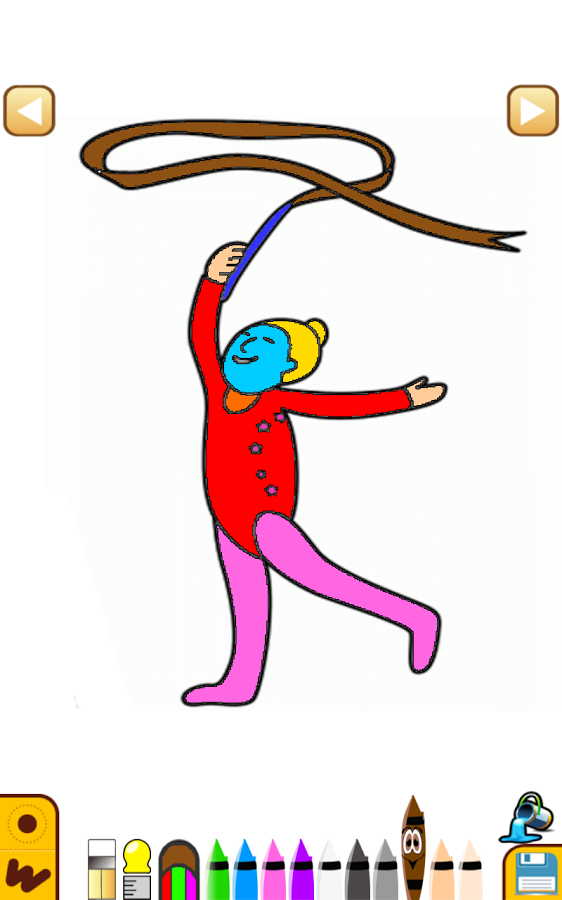 Gymnast  Exercise Coloring - Android Apps on Google Play