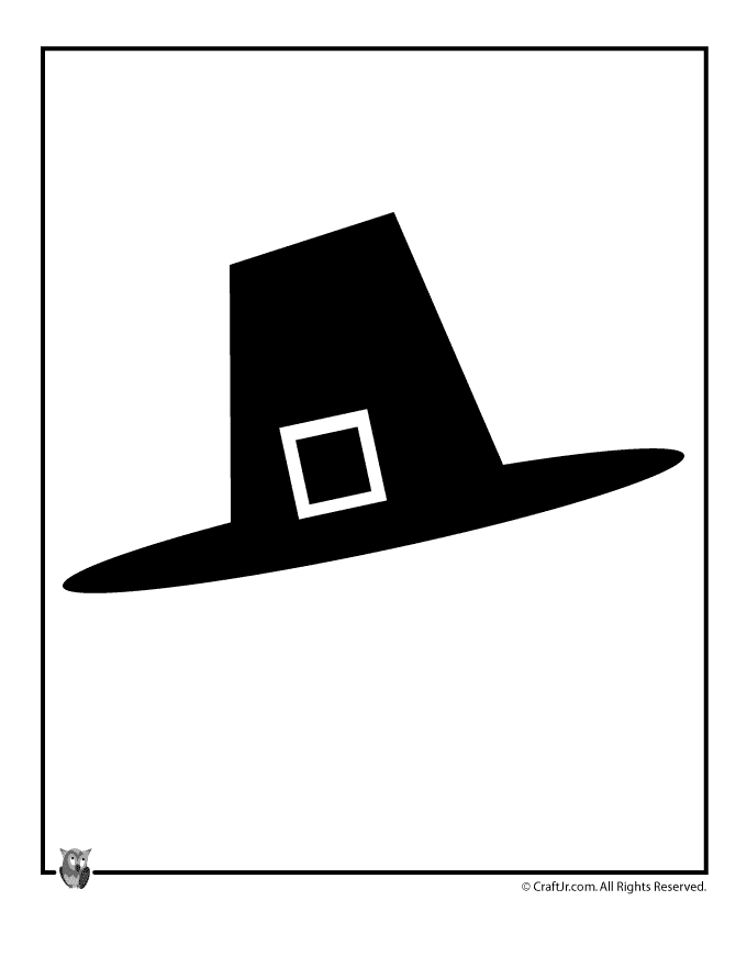 Thanksgiving Pilgrim Hat Template | Craft Jr.