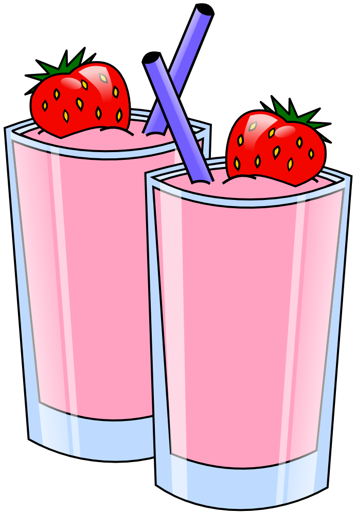 OnlineLabels Clip Art - Strawberry Smoothie