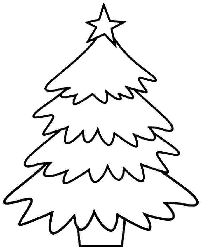 Coloring Pages Christmas Tree Free For Kids  Boys - #