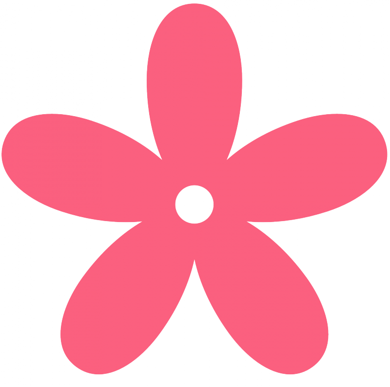 Hot Pink Flower Clip Art 20302 pink flower clip art