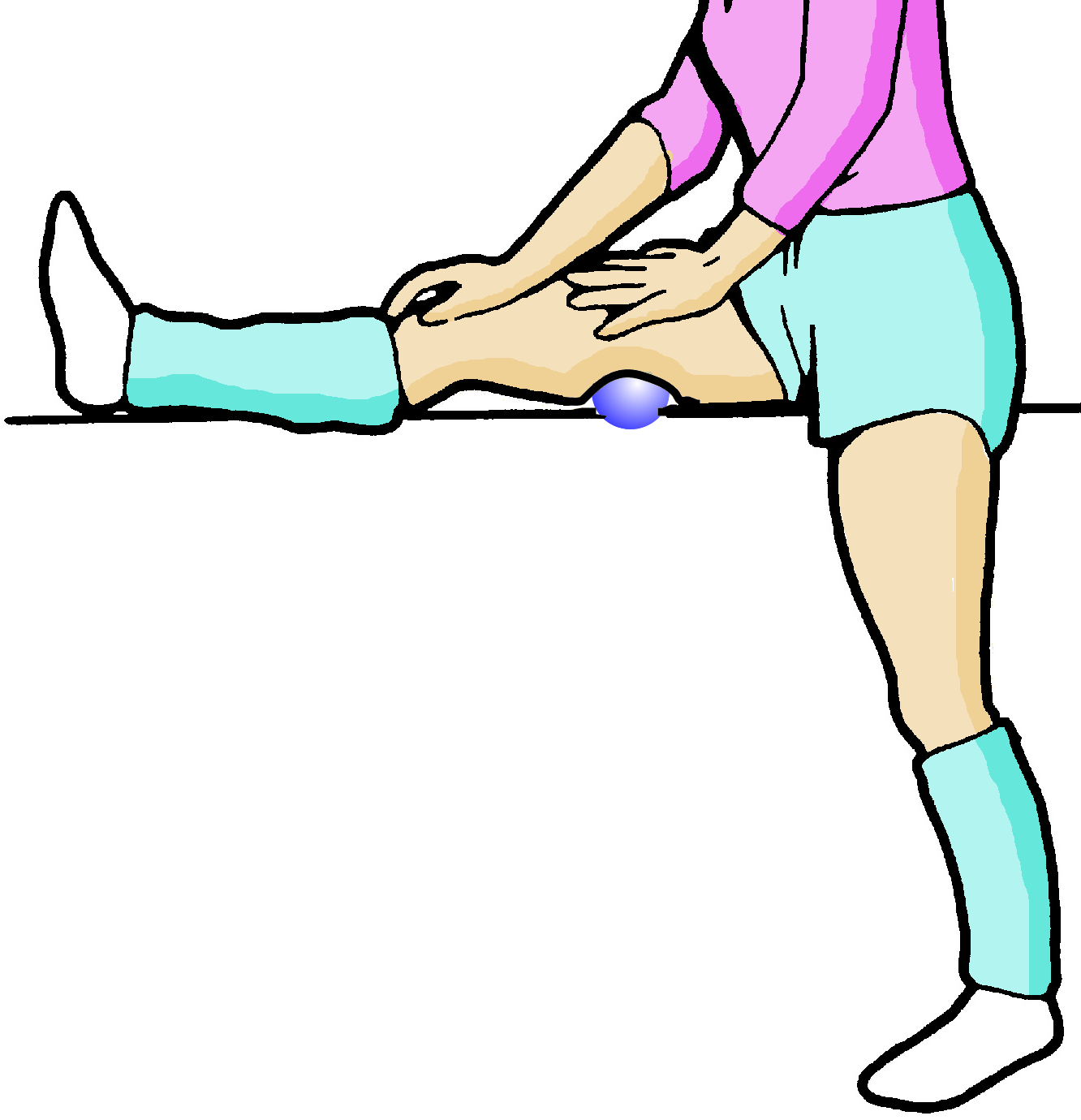 back of a knee clipart - Clip Art Library.