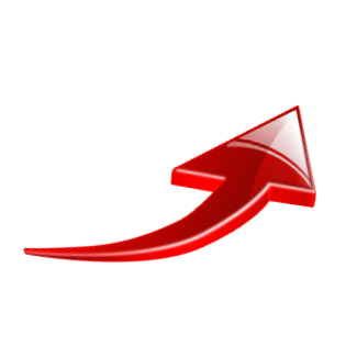 Red Arrow Up - Clipart library