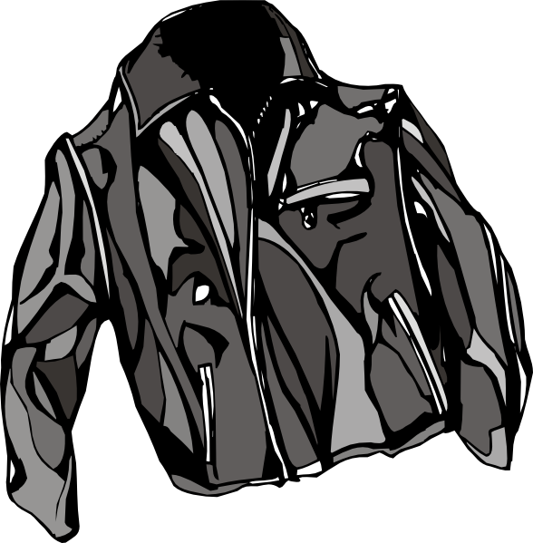 Leather Jacket clip art - vector clip art online, royalty free 