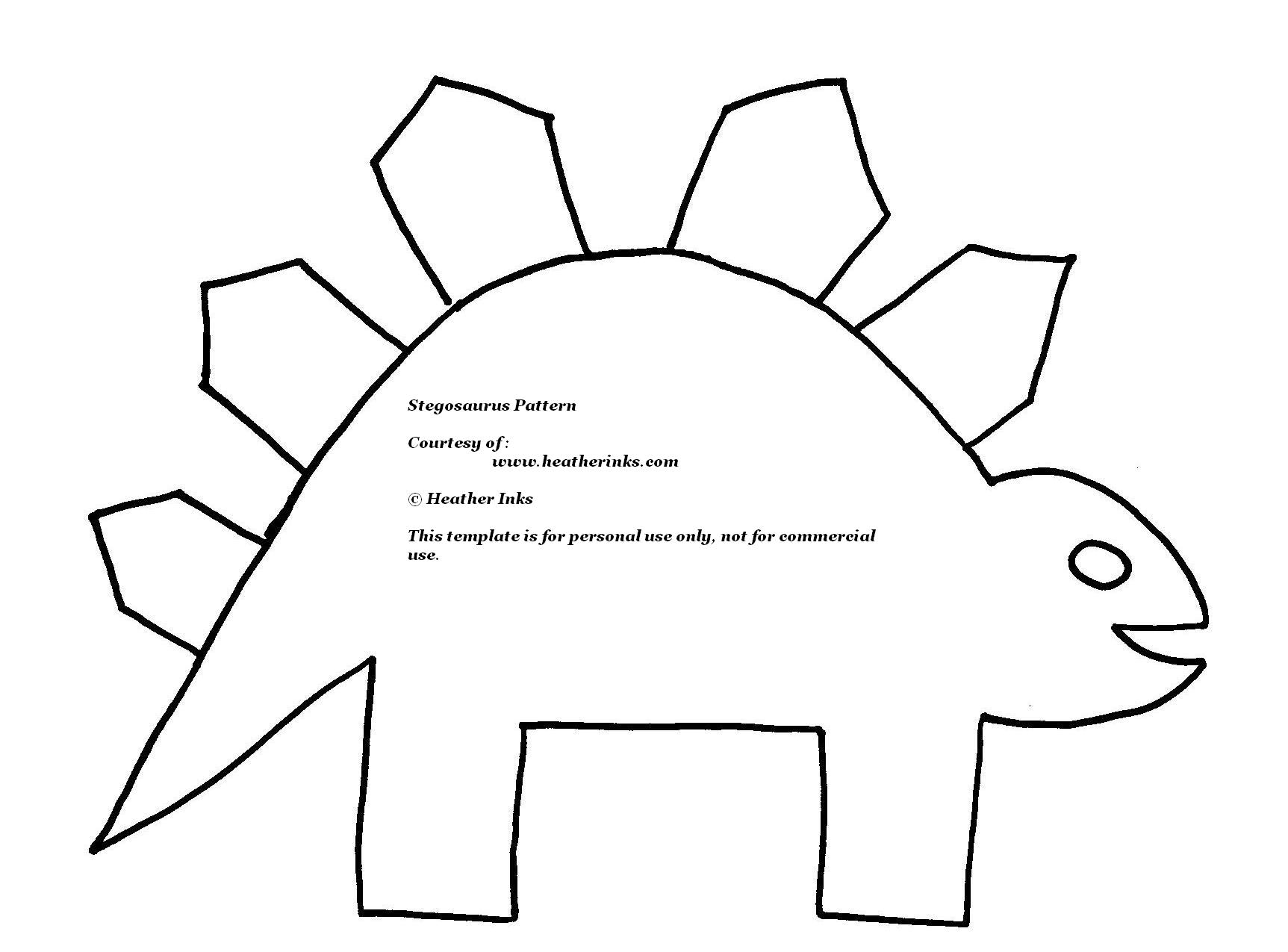 Images For  Stegosaurus Outline