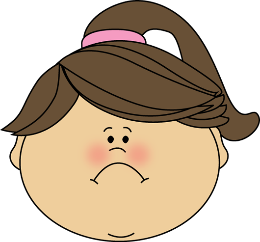 Sad Face Girl Clip Art Image | Clipart library - Free Clipart Images