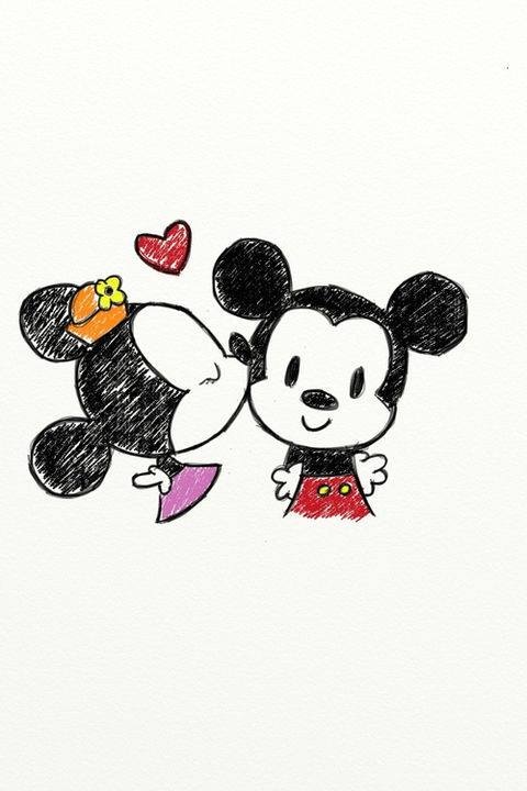 mickey mouse  minnie mouse kiss  #love | Mickey and Minnie mouse 