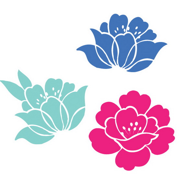 vector clipart flowers free - photo #26