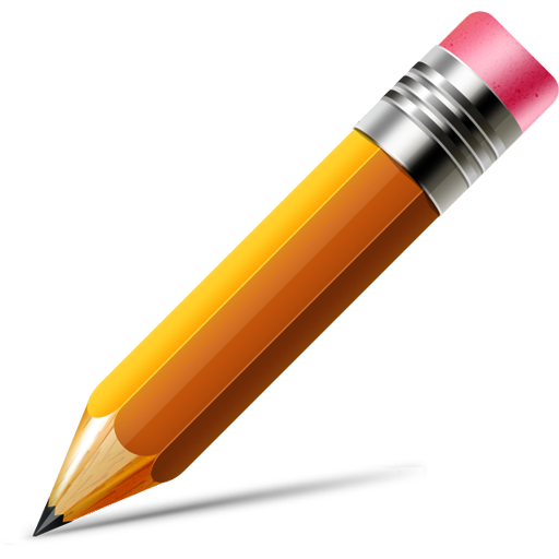 Pencil icon (Vector PSD) - Free PSD, Graphic  Web Design 