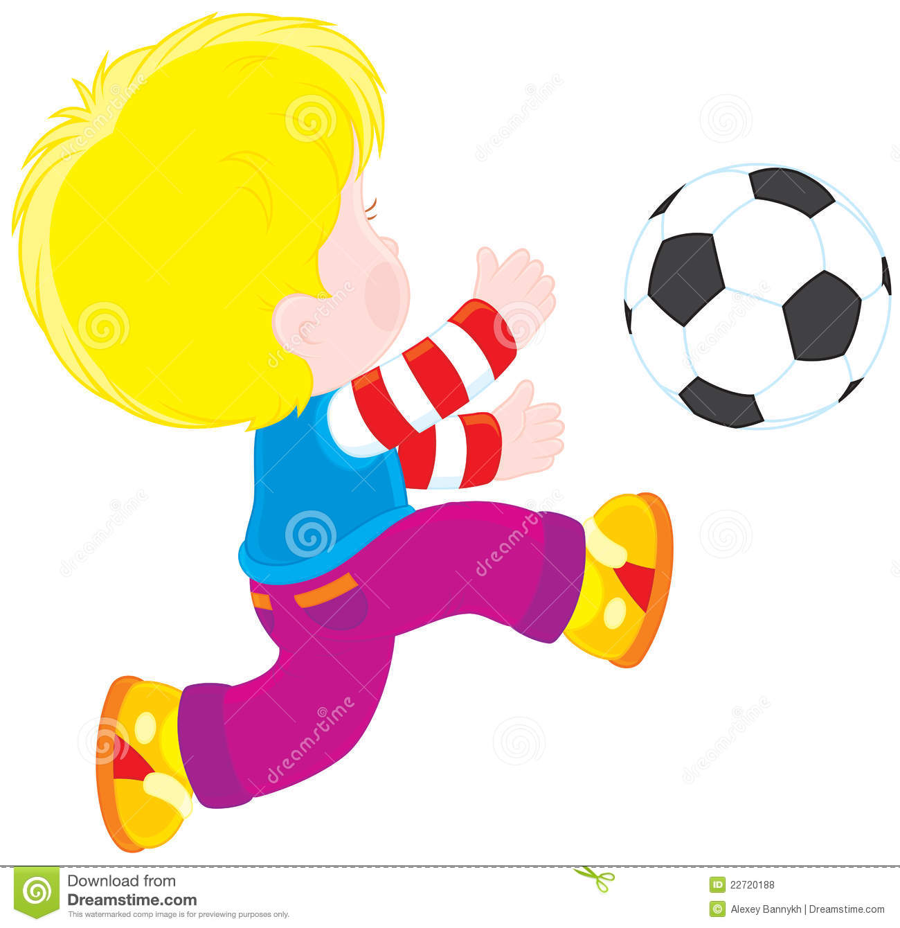 clipart boy playing football - photo #21