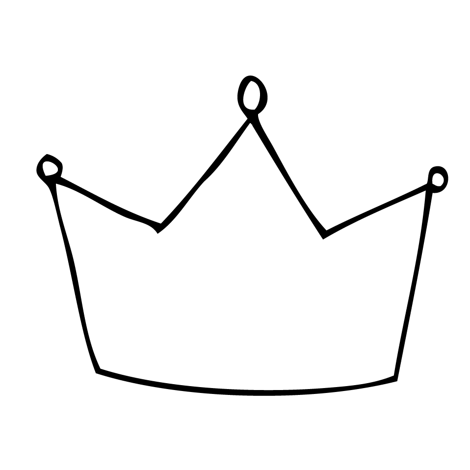 clip art crown outline - photo #25