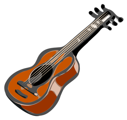Animated Clipart Guitar