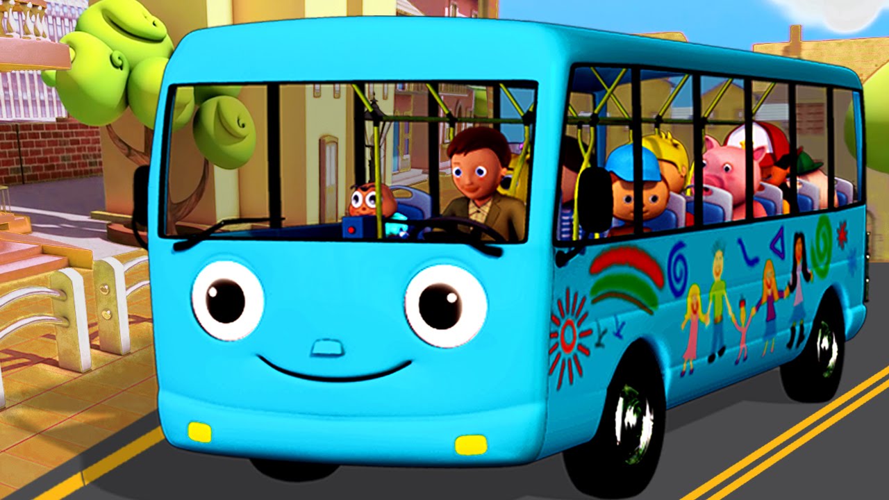 Wheels On The Bus | Part 4 | Nursery Rhymes | HD Version from 